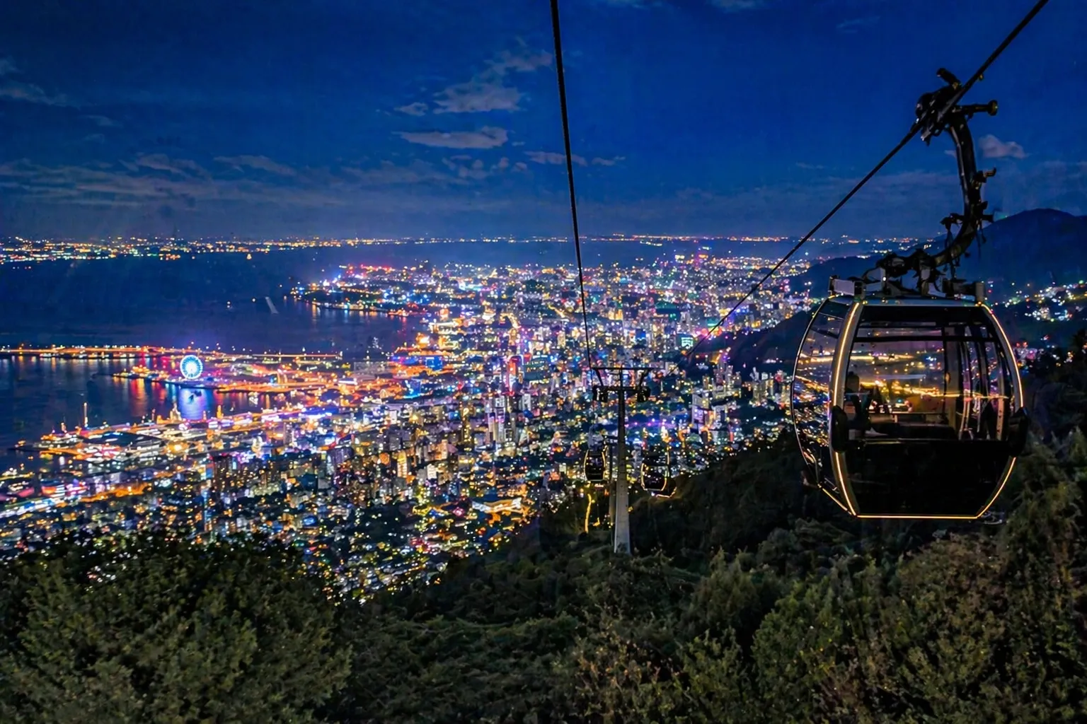 【神戸】夜景×ロープウェイ＆ハーブ園ナイト散策